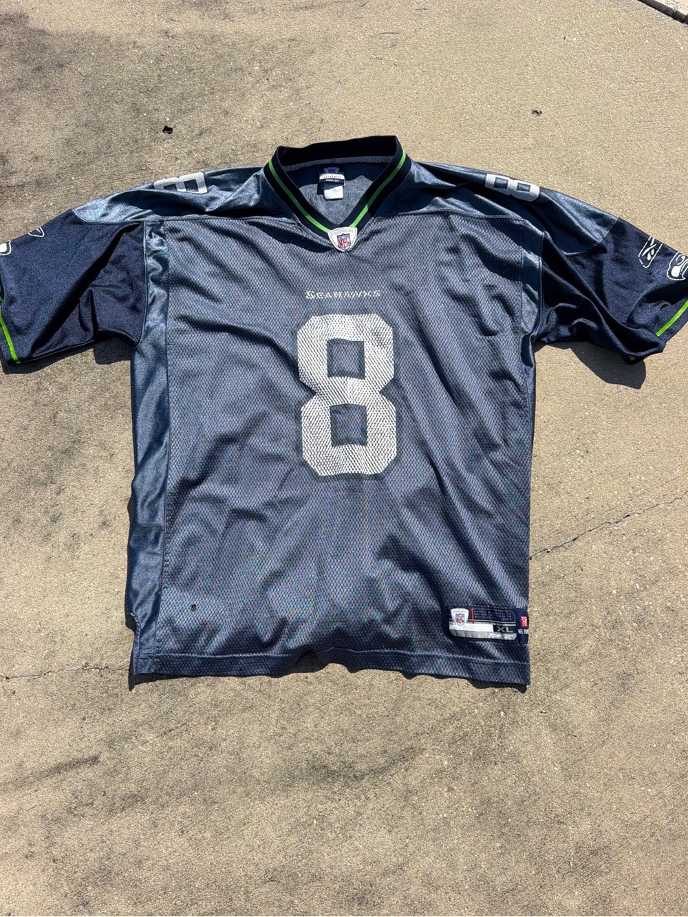 NFL Reebok Seattle Seahawks #8 Hasselbeck Football Jersey